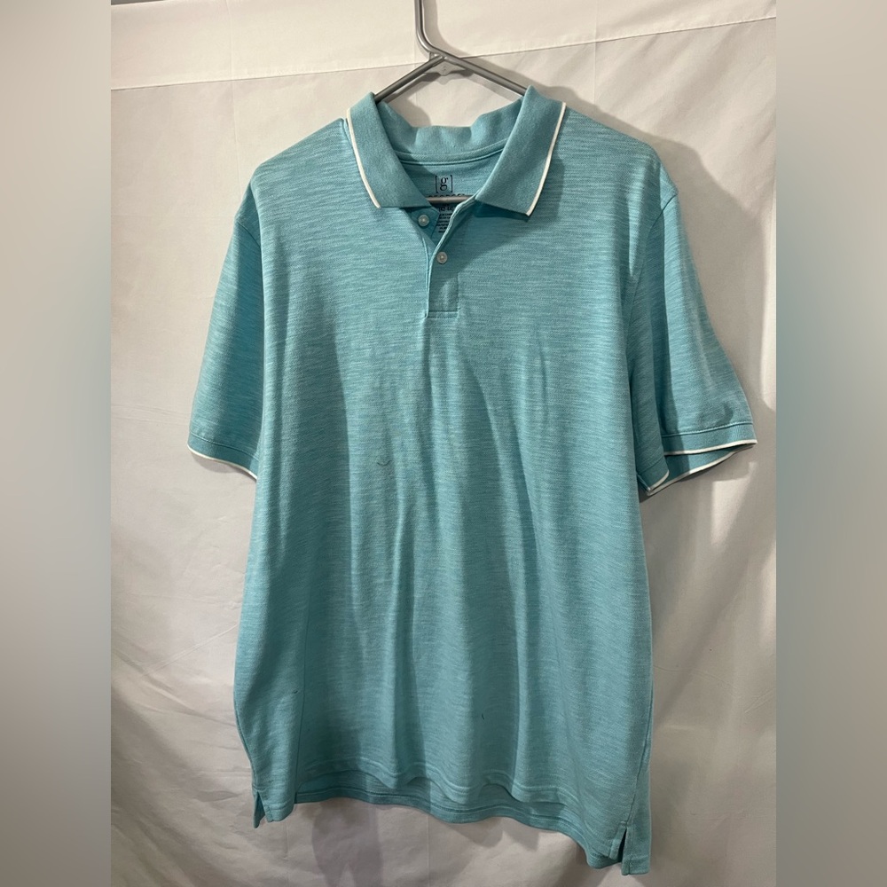 George shirt short‎ sleeve soft comfy athlesure casual business work large